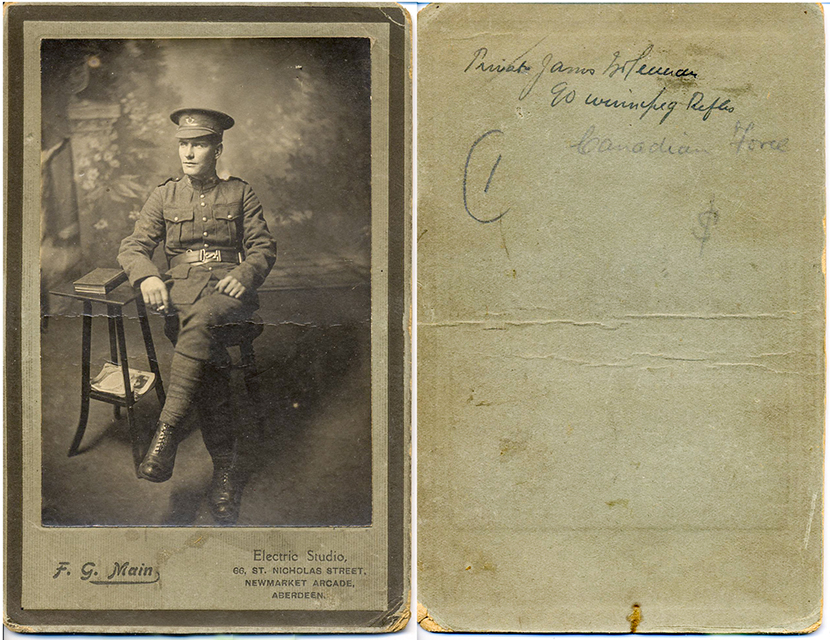 Photo of photos/James Alexander McLennan bn 1891 Banchory Ternan - portrait